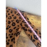 Old Navy  Womens Sweater Sz Small Long Sleeve Animal Cheetah Safari Neutral Boho Photo 13