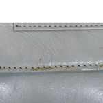 Vintage Oroton Gray Leather Clutch Crossbody Purse Australia READ Photo 8