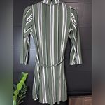 Stella Tweed  Shirt Dress. Button Down with Tie at Waist. Roll Tab Sleeves. NWOT Photo 5