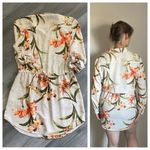 Chico's Chico’s Tunic Top Button Down Tropical Floral Mini Dress 1 Photo 7