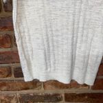 J. Crew Cream Ruffled Linen Blend Short Flutter Sleeve Sweater Tank Size Medium Photo 3