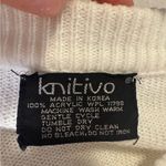 Source Unknown Knitivo Vintage Classic White Women's Sweater Photo 2