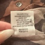 Pistola  brown & black animal print button down top size XS Photo 8