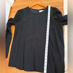 Greylin  Miriam Pouf Sleeve Inset Trim Blouse size Small Photo 12