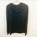 PINK - Victoria's Secret Victoria’s‎ Secret Pink Size XS Black Hooded Quarter Zip Up Sweatshirt Photo 4