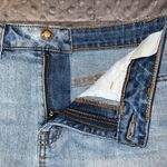 Angel Kiss  medium juniors mini skirt stretch destructed frayed hem embroidery Photo 8