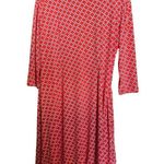 Tahari ASL Arthur Levine Wrap Dress Womens 12 Multicolor Geometric Print Stretch Photo 3