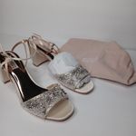 Badgley Mischka  Clara Embellished Strap Evening Shoe Photo 5