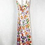 Alice + Olivia Evelia Ruffled Floral High Low Asymmetrical Maxi Dress Size 10 Photo 7