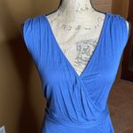 Sundance  Ruffle Maxi Cornflower Blue Dress Size Small Photo 1
