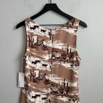 Reformation NEW  Noha Mini Dress in Ranchera Western Print Size 8 Photo 7
