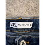 ZARA  Womens Straight-Leg Mid-Rise Blue Denim Jeans Size 8 Photo 3