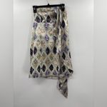 Cinq A Sept Luisa Scarf Cocktail Strapless Silk Mini Dress Green Size 8 Photo 5