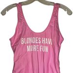 Missguided  "Blondes Have More Fun" One Piece Bathing‎ Suit Photo 1