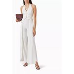 Alice + Olivia  Robin Jumpsuit in Off White 2 New Womens Dressy Outfit Photo 11