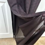 Peppermayo  Brown w/ Black Signature Logo Sheer Maxi Sleeveless Dress Size 8 Photo 14