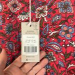 NEW Boden V Neck Flippy Floral Linen Dress Radish Oriental Paradise 14R Red Size 14 Photo 13