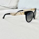 Dolce & Gabbana Rare Round DG4211 Black Filigrana Polarized Sunglasses Photo 2