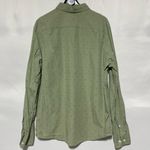 Goodfellow & Co Dot Cotton Long Sleeve Button Down Shirt Sage Green Size XL Photo 5