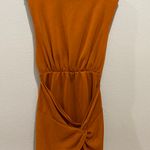 Free People Rust Orange Runaway Knit Mini Dress Photo 2