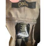 Dalia Brown Stretch Classic Pull On Dress Pants Women Sz M Size M Photo 8
