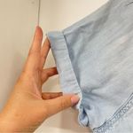 Cloth & Stone Chambray Short Sleeve Womens Blouse S Boho Beachy Coastal Cowboy Photo 5