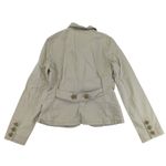 Banana Republic Y2K  Military Blazer Jacket Women's Khaki Cotton Medium Button Photo 1