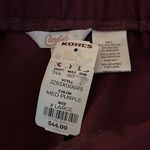 Candie's ‎ Wide Leg Cropped Capri Trousers Pants Size XL Purple JZ93X006RS Photo 6