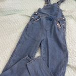 We Wore What  Basic Straight Leg Denim Overalls Photo 1