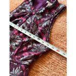 Rebecca Taylor  100% Silk Floral Dress Size XS Sleeveless Zip Back Photo 5