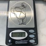 Sterling Silver 925 Mermaid Tail Pendant Necklace Serpentine Chain 16.5” Photo 6