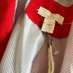 Jules & Leopold NWT  CASUAL RAYON LINEN BLEND BLAZER RED RUCHED SLEEVE Photo 5