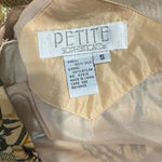 Petite Sophisticate  Silk Jacket Womens PS Safari Jungle Print bomber full zip Photo 6