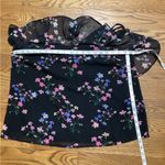 White Birch two piece dress. Size XL. Black floral design Photo 6