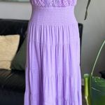 Lilac Maxi Dress Purple Size L Photo 0