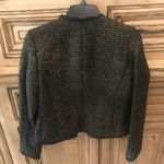 Michael Kors NWT Wool Tweed Black and Gold Blazer Photo 4