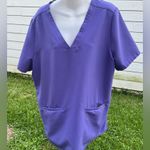 FIGS Women's Scrub Top in Purple Photo 0