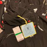 CeCe Black Dress with Red and White Floral Design Size Large Photo 10