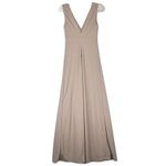 Birdy Grey Shamin Dress Size Small Taupe NEW Bump Friendly Bridesmaid Formal Photo 3