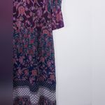 CAbi Festive Boho Floral Maxi Dress Photo 3
