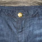 Juicy Couture  Womens Jean Shorts Dark Wash Blue Light Distressed Size 6 EUC Photo 3