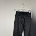 Edikted  Womens Pants Size S Black Faux Leather High Rise Wide Leg Flared Photo 6