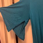 Charming Charlie Blue Dress with Purple Belt - Size Medium Photo 4