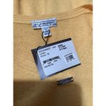 St. John  Sport Canary Yellow Cary Wool Blend Long Sleeve Pullover V-neck S Photo 4