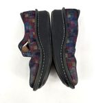 Alegria  Dayna Shimmery Mary Jane Flats Leather Size 36 US‎ 6.5 Clogs Blue Red Photo 3