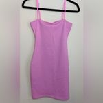 ZARA NWT Fitted Stretch Mini Dress in Bubblegum Pink Size Medium Photo 1