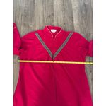 Vintage Cachet Women's Pink Fleece Zip Front Robe Lounger Size Medium Photo 5