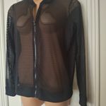Victoria's Secret  Sport VSX Mesh Bomber Zip Up Jacket - Size L Photo 2
