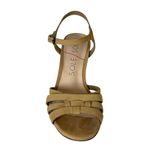 Sole Society Sandals Paulina Nubuck Block Heels Natural Tan Women’s Size 7.5M Photo 2