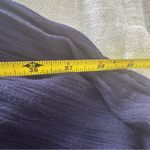 Free People  Up And Away Embroidered Flowy Tie-Waist Blouse Size L Photo 5